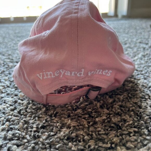 Pink Vineyard Vines Cap Preppy Cap, One Size Nautical Hat - Picture 3 of 5